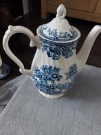 Vintage servies Tonquin by Myott 1982, Blauw Wit, Ophalen of Verzenden