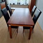 eethoek inclusief stoelen, Huis en Inrichting, Tafels | Eettafels, Ophalen, Gebruikt, 50 tot 100 cm, 150 tot 200 cm