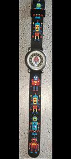 Kinderhorloge met Robot Motief, Sieraden, Tassen en Uiterlijk, Horloges | Kinderen, Ophalen, Zo goed als nieuw, Zwart, Jongen of Meisje