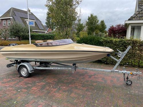 Shakespeare Magnum – Speedboot | 15pk Mercury | Trailer, Watersport en Boten, Speedboten, Gebruikt, 3 tot 6 meter, Benzine, Minder dan 70 pk