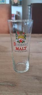Dommelsch Malt bierglas (Z257-4), Ophalen of Verzenden, Zo goed als nieuw, Glas of Glazen, Overige merken