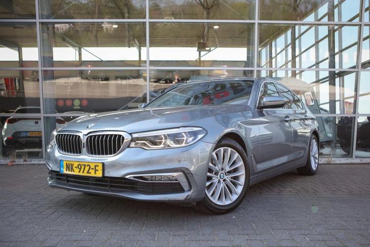 Bmw 5-serie 520d High Executive memory, Auto's, BMW, Bedrijf, 5-Serie, ABS, Adaptieve lichten, Airbags, Airconditioning, Alarm