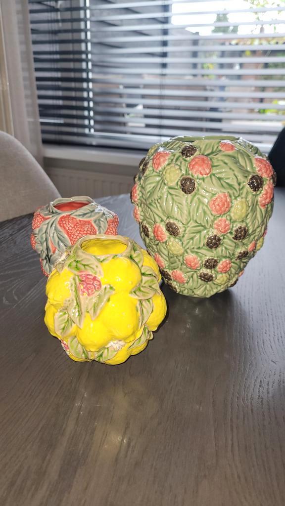 DesPots vazen - potten Set van 3, Antiek en Kunst, Antiek | Vazen, Ophalen of Verzenden
