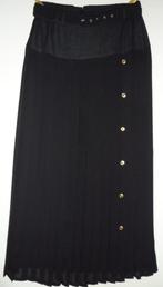 Rok Plisse/Zwart, Maat 38/40 (M), Verzenden, Your Sixth Sense, Zwart