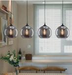 Nieuw Eettafel plafond lamp 4smoke bollen, Nieuw, Ophalen of Verzenden, Glas, 75 cm of meer