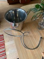 Champagnekoeler met beugel, Ophalen of Verzenden, Zo goed als nieuw, Minder dan 5 flessen, Minder dan 50 cm