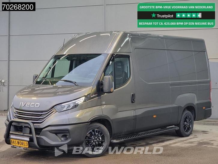 Iveco Daily 35S21 Automaat 2025model Black Edition L2H2 Trek, Auto's, Bestelauto's, Bedrijf, Te koop, Achteruitrijcamera, Airconditioning