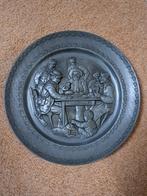 Tinnen wandbord, Antiek en Kunst, Antiek | Tin, Ophalen of Verzenden