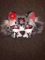 Therian/furry masker fantasie kat, Hobby en Vrije tijd, Kostuums, Theaterbenodigdheden en LARP, Verzenden, Nieuw