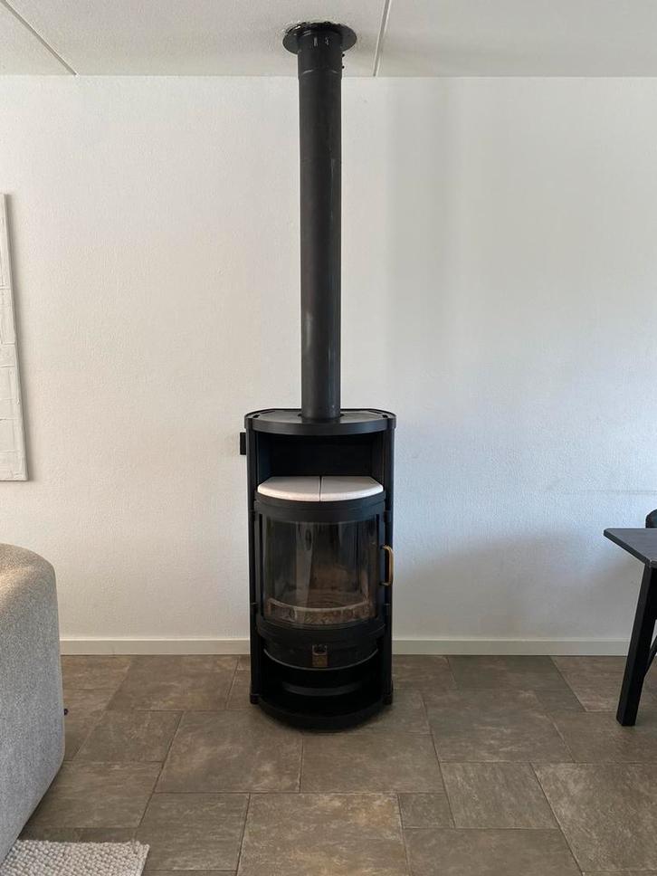 Dan-skan dankam-prisma topo swing houtkachel, Huis en Inrichting, Kachels, Gebruikt, Houtkachel, Hout, Ophalen