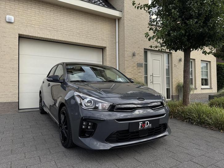 Kia Rio 1.0 T-GDi MHEV 120pk GT-Line Facelift Navi Leder Car, Auto's, Kia, Bedrijf, Te koop, Rio, ABS, Achteruitrijcamera, Adaptive Cruise Control
