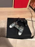 ps4 met 2 controllers, Spelcomputers en Games, Spelcomputers | Sony PlayStation 4, Ophalen, Zo goed als nieuw, Met 2 controllers