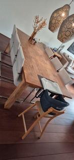 Houten Eettafel.!, Huis en Inrichting, Tafels | Eettafels, Gebruikt, 200 cm of meer, Landelijk, Vijf personen of meer