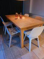 Zeer degelijke en mooie tafel 90x180, Zo goed als nieuw, Vijf personen of meer, Rechthoekig, 50 tot 100 cm