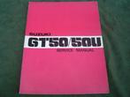 Suzuki GT50 GT50U 1977 bromfiets service manual Moped, Fietsen en Brommers, Handleidingen en Instructieboekjes, Verzenden, Gebruikt