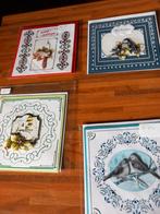 Setje van 10 Zelfgemaakte kerstkaarten, Ophalen of Verzenden, Zo goed als nieuw, Kerst