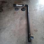 Rookgas afvoer voor pelletkachel,  muurdoorvoer, zwart, Ophalen, Hout, Pelletkachel