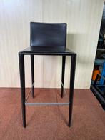 Arper Norma Barkruk - Italiaans Design, Ophalen, Met voetsteun, 60 tot 90 cm, Leer