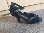 Salsa Bachata Latin dansschoenen Diamant Zwart Glitter, Ophalen of Verzenden, Nieuw, Schoenen