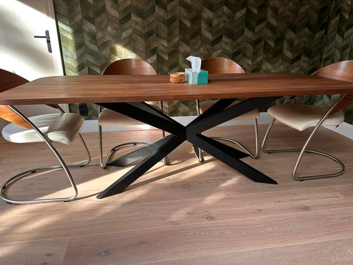 Stalen Onderstel, zwart, van Table du Sud, Huis en Inrichting, Tafelonderdelen, Zo goed als nieuw, Tafelpoot, 100 tot 150 cm, 50 tot 100 cm