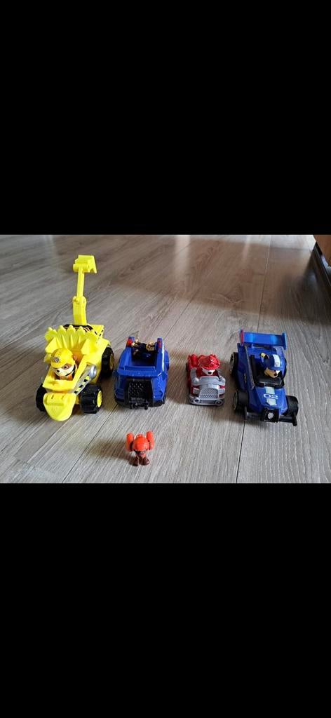 Paw Patrol auto's, Kinderen en Baby's, Speelgoed | Actiefiguren, Ophalen of Verzenden