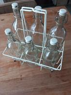 Vintage flessenrek, Huis en Inrichting, Woonaccessoires | Krantenbakken en Lectuurbakken, Ophalen, Gebruikt