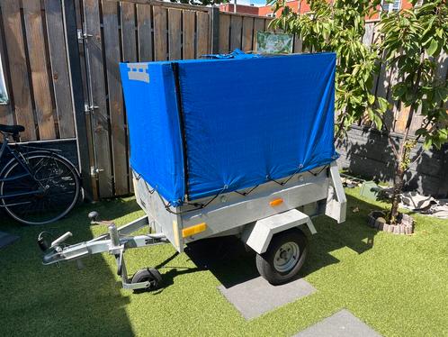 Aanhangwagen met afneembaar Huif | LED | laadklep | Extras, Auto diversen, Aanhangers en Bagagewagens, Zo goed als nieuw, Ophalen