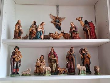 Antieke Kerstgroep - Kameel 22cm groot. beschikbaar voor biedingen