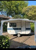 Adria 305 1982 met voortent & luifel, Caravans en Kamperen, Caravans, Standaardzit, Omvormbare zithoek, Particulier, Adria