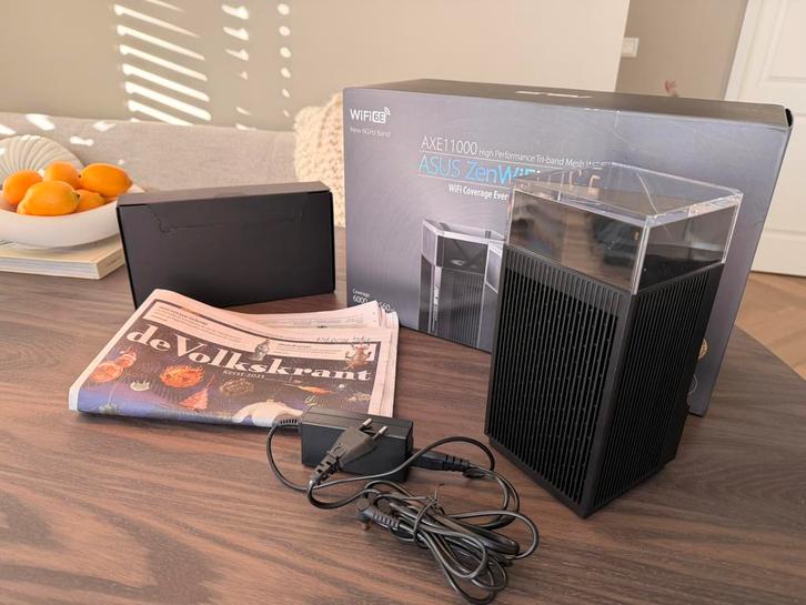 ASUS ZenWiFi Pro ET12 WIFI 6E MESH ENKEL 100% Goed Stabiel, Computers en Software, Routers en Modems, Zo goed als nieuw, Ophalen of Verzenden