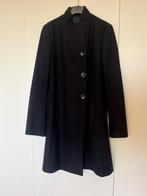 Wollen jas/mantel van Benetton, zwart mt XL, Verzenden, Benetton, Zwart, Maat 46/48 (XL) of groter