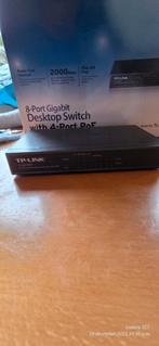Tp-link switch,  TL-sg1008p 8 portgigbit met 4 port PoE, Ophalen of Verzenden