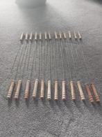 25xBarbeque Spies met houten handvat , L39cm, nieuwe, Ophalen of Verzenden, Nieuw