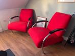Gelderland Fauteuil 5470 - Rood 2 stoelen, Huis en Inrichting, Ophalen, 75 tot 100 cm, Zo goed als nieuw, Stof
