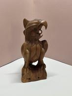 Bali beeld papegaai … Gesigneerd W J  TENGGEL, Antiek en Kunst, Kunst | Beelden en Houtsnijwerken, Ophalen of Verzenden