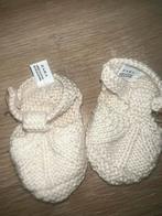 Gebreide gehaakte baby schoentjes slofjes zara 0-6 maanden, Ophalen of Verzenden, Zo goed als nieuw, Meisje, Slofjes