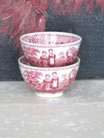 Set (2) antieke spoelkommetjes BF “Orphans”- rood, Antiek en Kunst, Ophalen of Verzenden