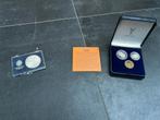 2x Herdenkingsmunten 1980 + 1984, Postzegels en Munten, Munten | Nederland, Ophalen of Verzenden, Koningin Beatrix, Overige waardes