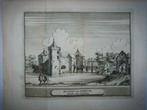 02 / Abcoude  het Slot  Kopergravure 1736, Antiek en Kunst, Kunst | Etsen en Gravures, Ophalen of Verzenden