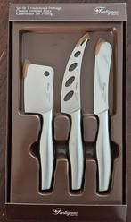 3-delig Fontignac kaas messenset, Huis en Inrichting, Nieuw, Ophalen of Verzenden, Rvs of Chroom, Vaatwasserbestendig