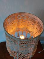 Vintage Schemerlamp Keramiek '70 met Macramé Kap, Ophalen