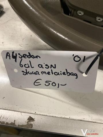 Audi A4 2001 lederen Stuur met bediening beschikbaar voor biedingen