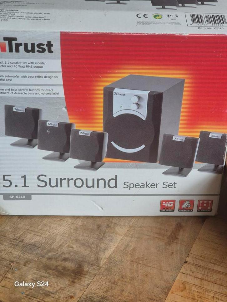 Pc surround speaker set, Computers en Software, Pc speakers, Gebruikt, Ophalen of Verzenden