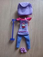 Setje kleding hello Kitty de maat van skipper barbie, Kinderen en Baby's, Ophalen of Verzenden, Zo goed als nieuw, Barbie