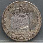 Zilveren 1 gulden 1840 Willem 1, 1 gulden, Verzenden, Zilver, Losse munt