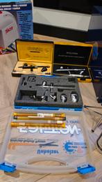 3x harder & steenbeck evolution 2in1 airbrush silverline, Ophalen of Verzenden, Zo goed als nieuw