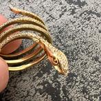 18 karaat gouden slang ring, Sieraden, Tassen en Uiterlijk, Ringen, Ophalen of Verzenden, Nieuw, Goud, Dame