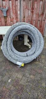 30m Drainage Slang 80mm + Koppelstukken, Gebruikt, 6 meter of meer, Ophalen of Verzenden, 80 mm of meer