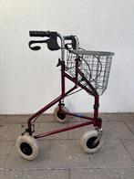 Driewiel Rollator rood met mandje en dienblad, Diversen, Rollators, Ophalen, Gebruikt, ., .