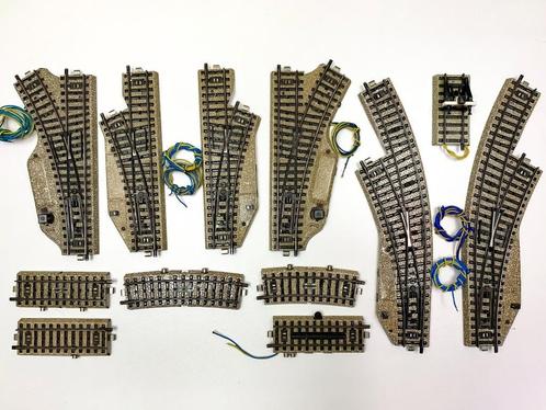 MARKLIN: Diverse elktrische M-rails wissels/ Schakelrails H0, Hobby en Vrije tijd, Modeltreinen | H0, Gebruikt, Rails, Wisselstroom